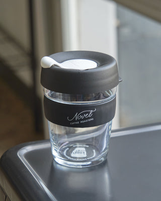 Novel X KeepCup 12 oz Glass Mug
